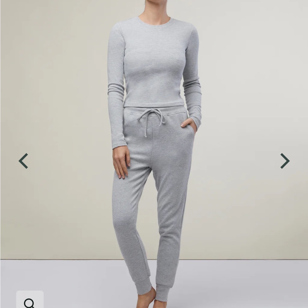 Gray waffle lounge Set